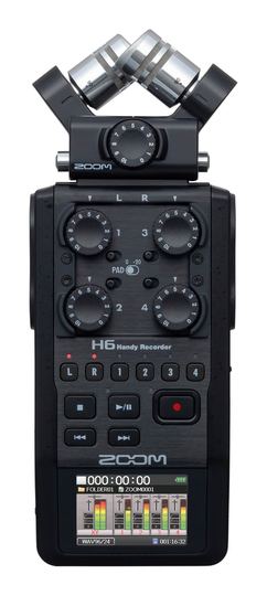 Zoom H6 Handy Recorder Musta