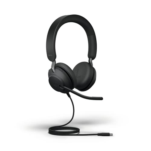 Jabra Evolve2 40 Uc Kuuloke + Mikrofoni Usb-c Stereo Musta