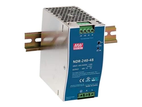 Mean Well Psu 230vac/48vdc 240w For Din Rail
