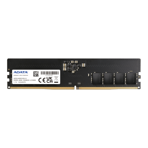Adata Memory Module 16gb 4,800mhz Ddr5 Sdram Dimm 288 Nastaa