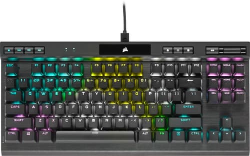 Corsair Gaming K70 Rgb Tkl Champion Series Mx Red Langallinen Pohjoismaat Musta Näppäimistö
