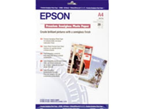 Epson Paperi Photo Premium Semiglossy A4, 20 Arkkia, 250 G