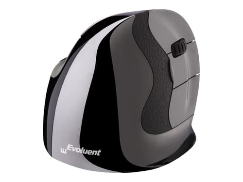 Evoluent Verticalmouse D Medium Wireless Langaton Pystyhiiri Harmaa, Musta