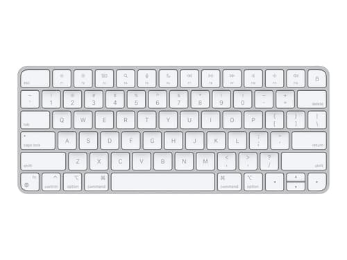 Apple Magic Keyboard (2021) Langaton, Bluetooth Yhdysvaltain Hopea, Valkoinen Näppäimistö