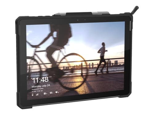 Urban Armor Gear Uag Rugged Case With Handstrap Microsoft Surface Pro (2017), Microsoft Surface Pro 4, Microsoft Surface Pro 6, Microsoft Surface Pro 7, Microsoft Surface Pro 7+ Hopea, Musta