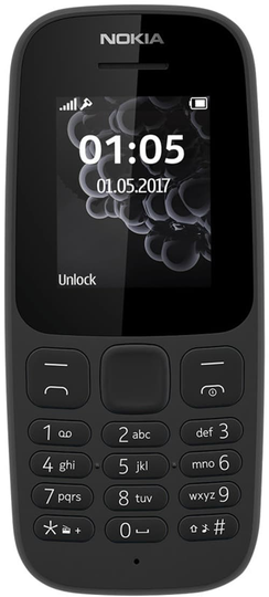 Nokia 105 (2019) Musta