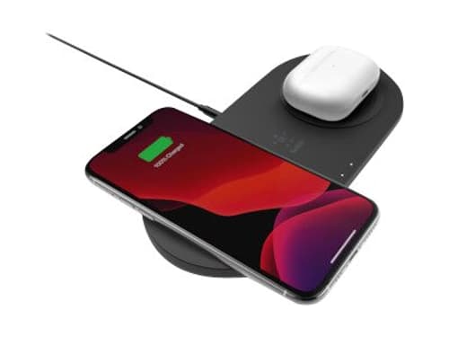 Belkin Dual Wireless Charging Pad 2x15w Musta