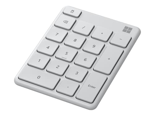 Microsoft Number Pad Langaton, Bluetooth 5.0 Valkoinen Näppäimistö