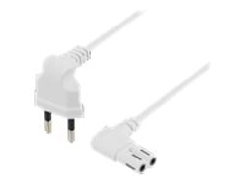 Deltaco Virtajohto 3m Europlug (power Cee 7/16) Uros Power Iec 60320 C7