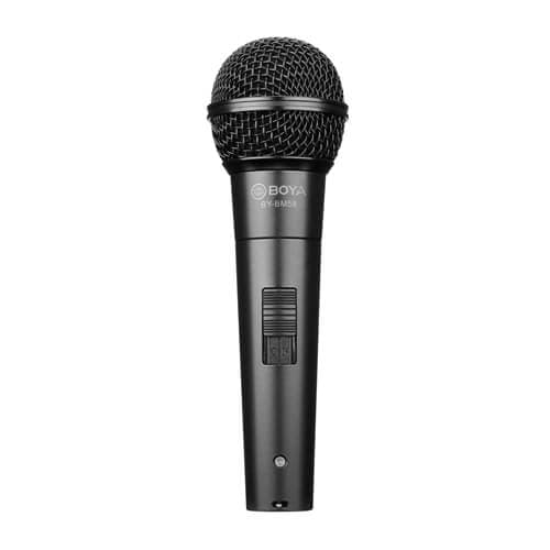 Boya By-bm58 Cardioid Dynamic Vocal Microphone Musta