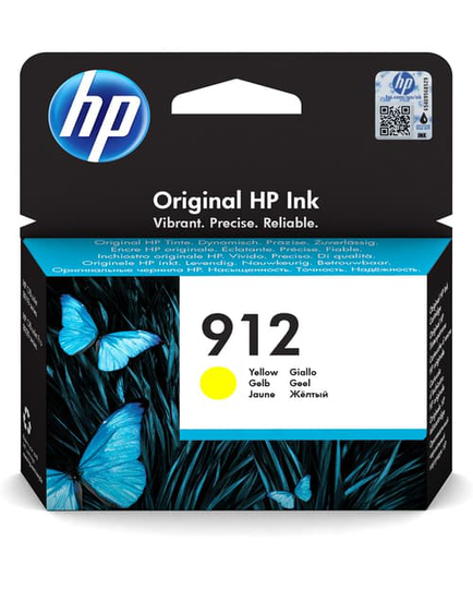Hp Muste Keltainen 912 300 Pages - Officejet Pro 8022/8024/8025