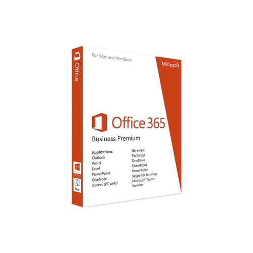 Microsoft Office 365 Business Premium Englannin Kielinen, 1 Vuosi, Paketti