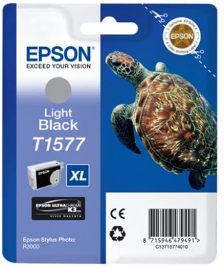 Epson Muste Kevyt Musta - Stylus Kuva R3000