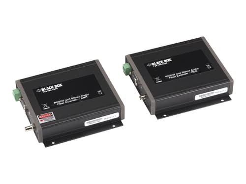 Black Box Rgbhv/stereo-audio Fiber Extender