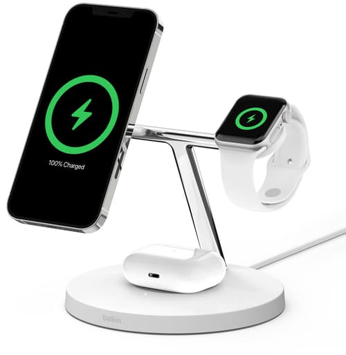 Belkin Boost Charge Pro Magsafe 3-in-1 Valkoinen