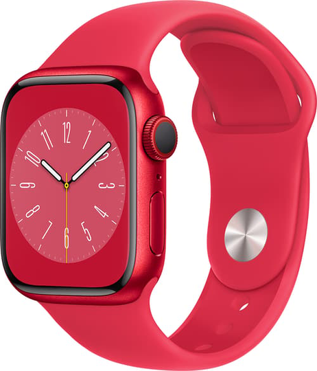 Apple Watch Series 8 Gps + Cellular, 41mm (product)red Aluminium Case With Red Sport Band