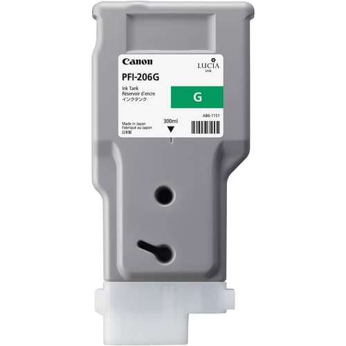 Canon Muste Vihreä Pfi-206g
