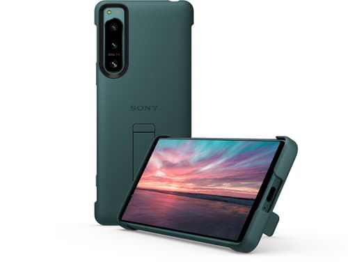 Sony Stand Back Cover Sony Xperia 5 Iv Vihreä