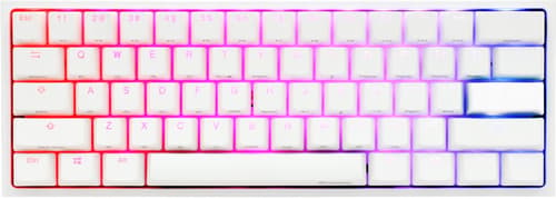 Ducky One 2 Mini Pure White Cherry Mx Brown Rgb 2020 Langallinen, Usb-c Pohjoismaat Valkoinen Näppäimistö