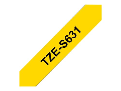 Brother Tape Tze-631 12mm Black/yellow