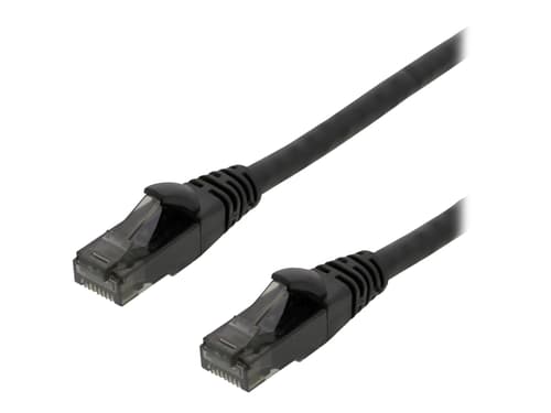 Deltaco Kytkentäkaapeli Rj-45 Rj-45 Cat 6 3m Musta