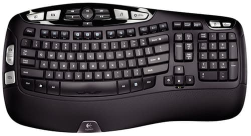 Logitech K350 Langaton, 2.4 Ghz Pohjoismaat Musta Näppäimistö