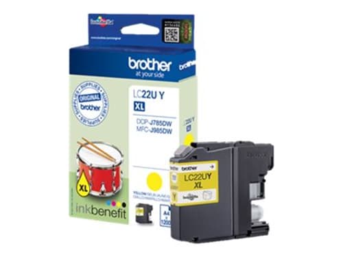 Brother Muste Keltainen Xl 1.2k - Dcp-j785dw/mfc-j985dw