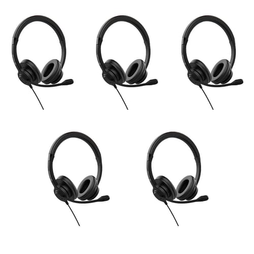Voxicon Usb Vx610 Anc 5-pack Usb-a Stereo