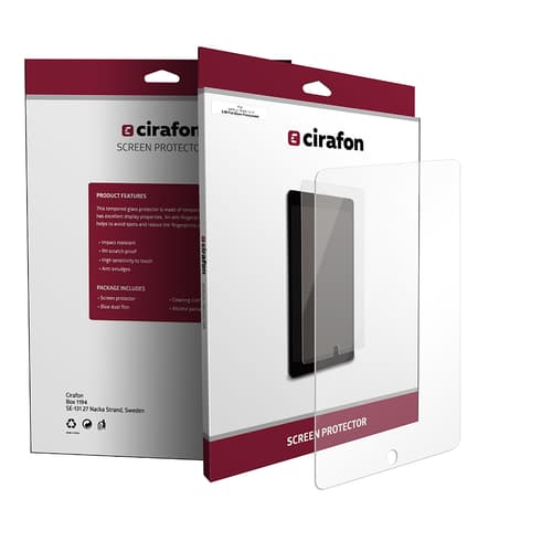 Cirafon Case Friendly Ipad 2019, Ipad 8th Gen (2020), Ipad 9th Gen (2021)