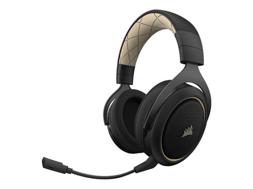 Corsair Hs70 Pro Wireless Cream Refurb Kuuloke + Mikrofoni Stereo Cream, Musta