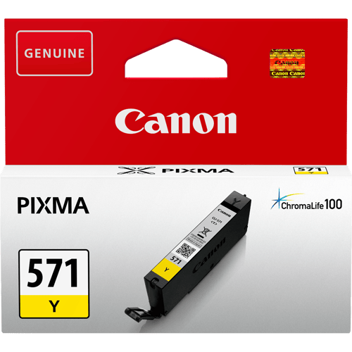 Canon Muste Keltainen Cli-571y