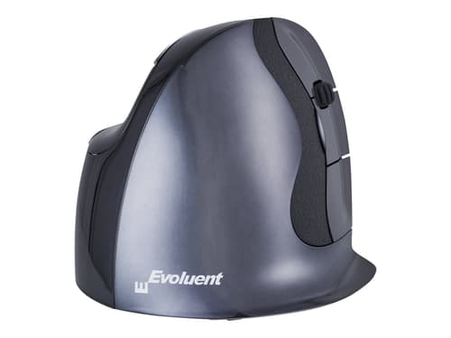 Bakker Evoluent D Large Langaton 3,200dpi Pystyhiiri Musta