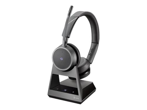Poly Poly Voyager 4220m Office Teams 2-way Base Kuuloke + Mikrofoni Usb-c Bluetooth-sovitin Stereo Musta