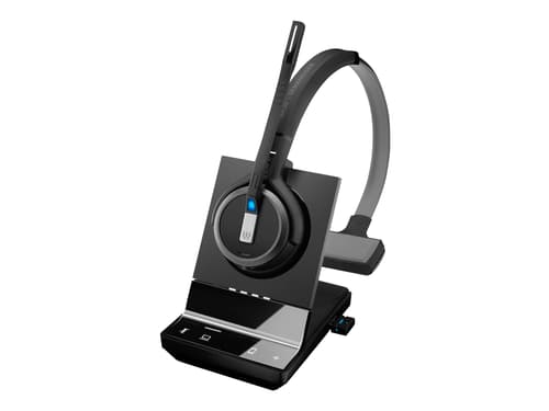 Epos Impact Sdw 5034 Wireless Dect Kuuloke + Mikrofoni Skype For Businessille Mono Musta
