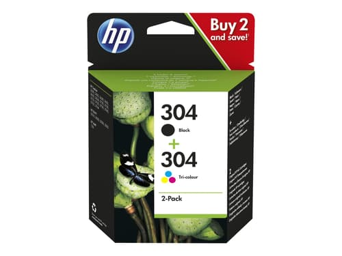 Hp Muste Combo Pack (bw/color) No.304 - Dj 3720/3730/3732
