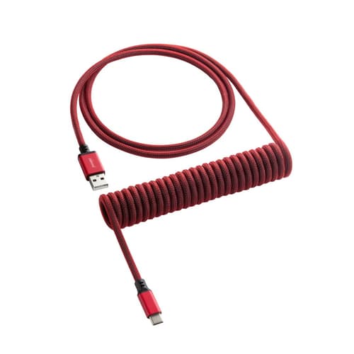 Cablemod Classic Coiled Cable - Republic Red 1.5m 24-nastainen Usb-c Uros 4 Nastan Usb- A Uros