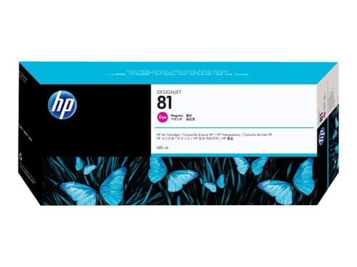 Hp Muste Magenta No.81 Dj 5000/5000ps/5500