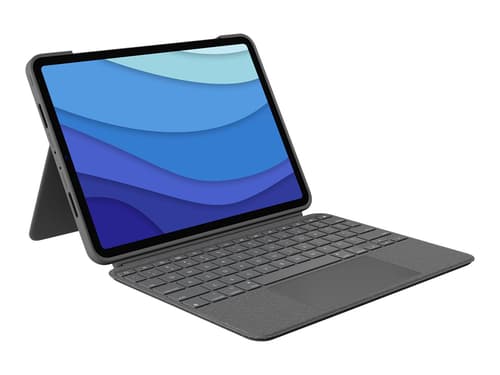 Logitech Combo Touch For Ipad Pro 1/2/3 Gen 11" Langallinen, Apple Smart Connector Pohjoismainen Harmaa Näppäimistö- Ja Kalvokotelo