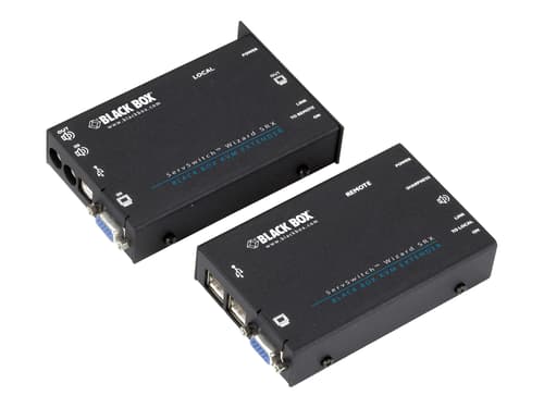 Black Box Kvm Extender Over Catx - Vga Audio Usb 1.1