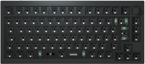 Keychron Q1 Knob Barebone Carbon Black Langallinen Pohjoismaat Musta Näppäimistö