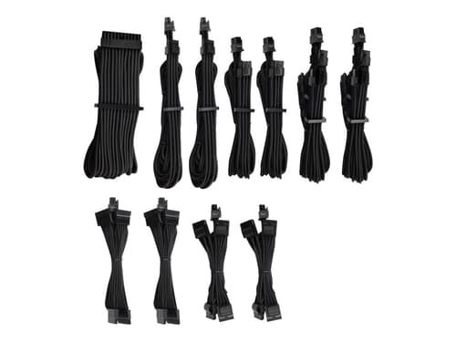 Corsair Premium Individually Sleeved Pro Kit (type 4, Generation 4) Musta