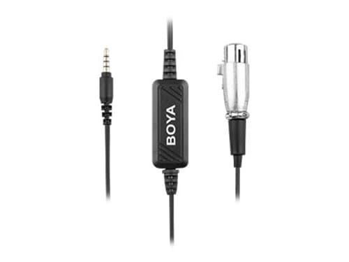 Boya By-bca6 Xlr-3,5mm Hopea, Musta