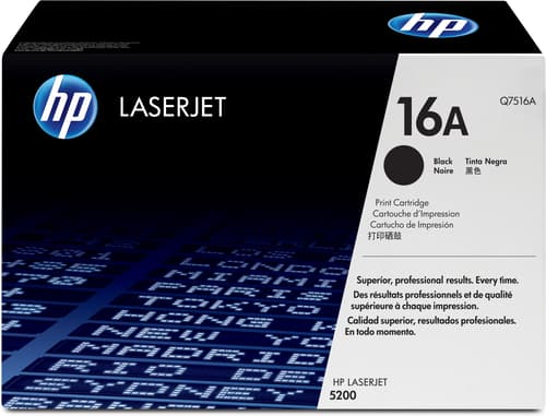 Hp Värikasetti Musta 16a 12k - Q7516a