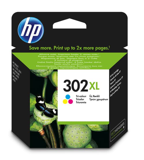 Hp Muste Väri No.302xl - Dj1110