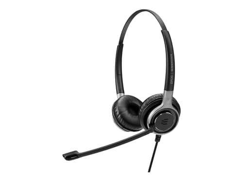 Epos Impact Sc665 Kuuloke + Mikrofoni 3,5 Mm Jakkiliitin, Usb-c Optimoitu Uc:lle, Skype For Businessille Stereo Hopea, Musta