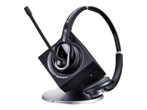 Epos Impact Dw Pro2 Usb Ml Wireless Dect Kuuloke + Mikrofoni Optimoitu Uc:lle, Skype For Businessille Hopea, Musta