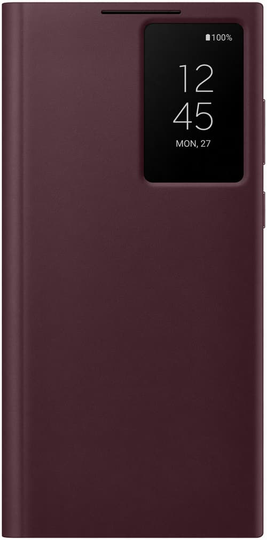 Samsung Smart Clear View Cover Samsung Galaxy S22 Ultra Burgundi