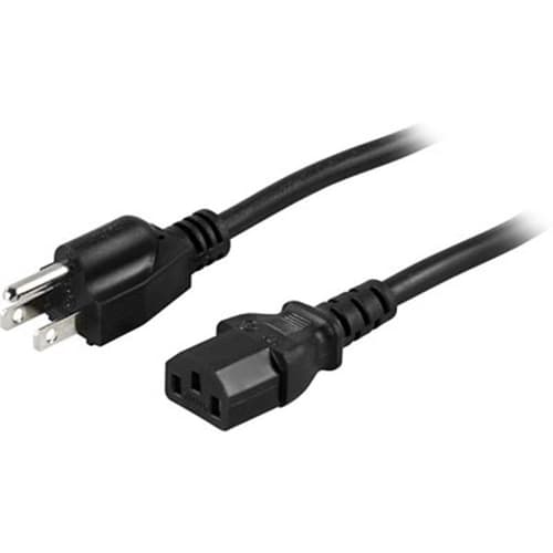Deltaco Del-109us 2m Nema 5-15 Virtaliitin Uros Power Iec 60320 C13