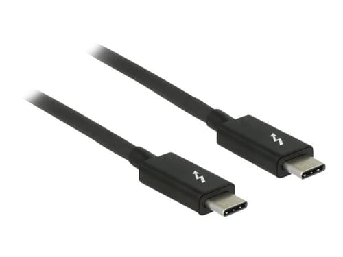 Delock Thunderbolt 3-cable 20gbps 2m 24-nastainen Usb-c Uros 24-nastainen Usb-c Uros