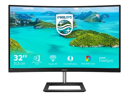 Philips E-line 325e1c 32" Qhd Va 16:9 Curved 2560 X 1440